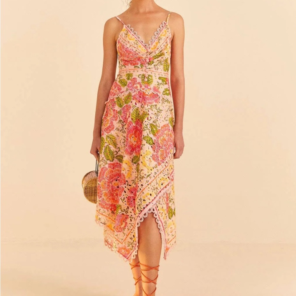 FARM Rio Blooming Floral Cotton Dress